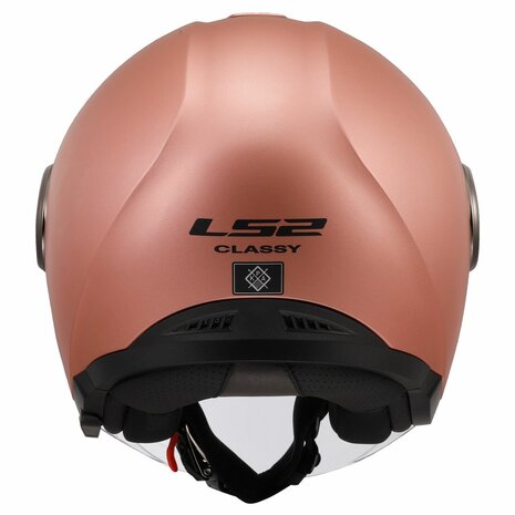 LS2 OF620 Classy helmet solid matt gold pink