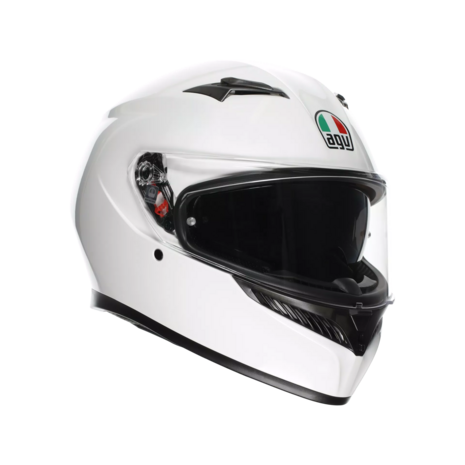 AGV K3 helmet mono solid gloss white