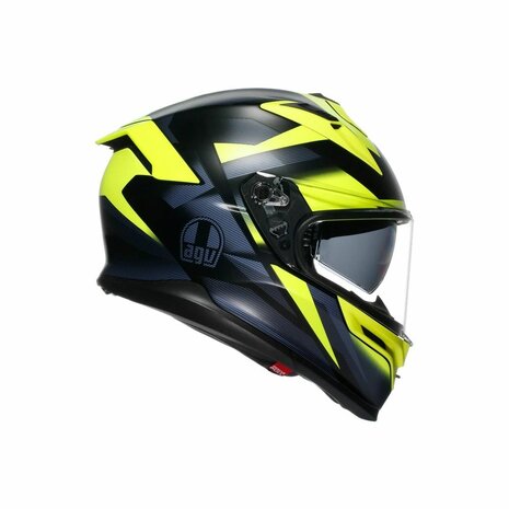 AGV K7 helmet Glimpse matt black fluo yellow