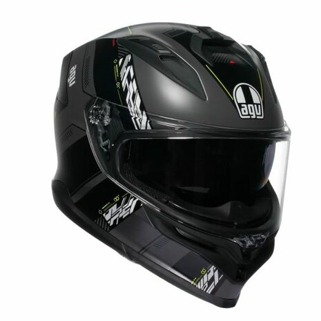 AGV K7 Kyber Matt Black Grey Fluo Yellow