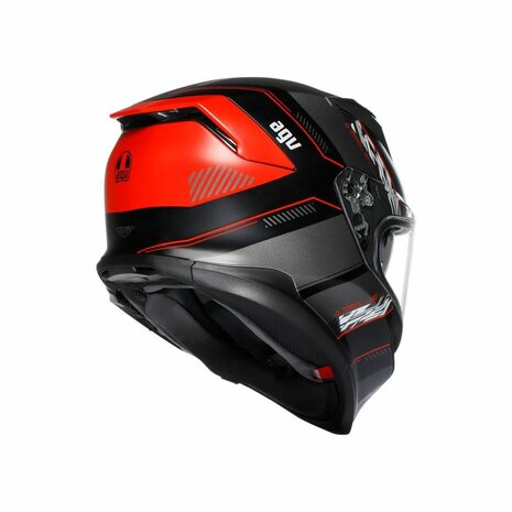 AGV K7 Kyber Gloss Black Grey Red