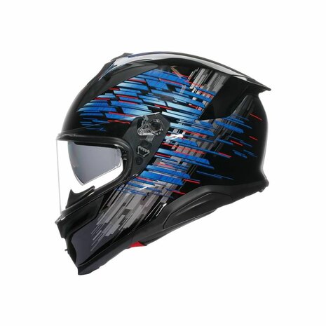 AGV K7 helmet Genisys matt black blue grey