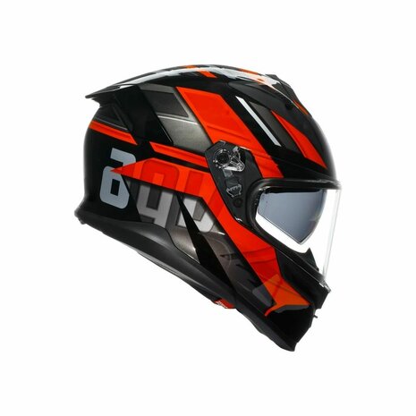 AGV K7 Taurax matt Black Red