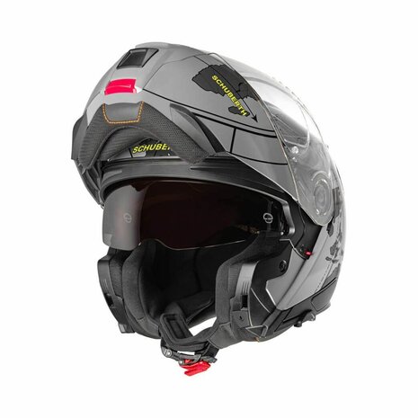 Schuberth C5 Globe Modular Motorcycle Helmet - Black Grey