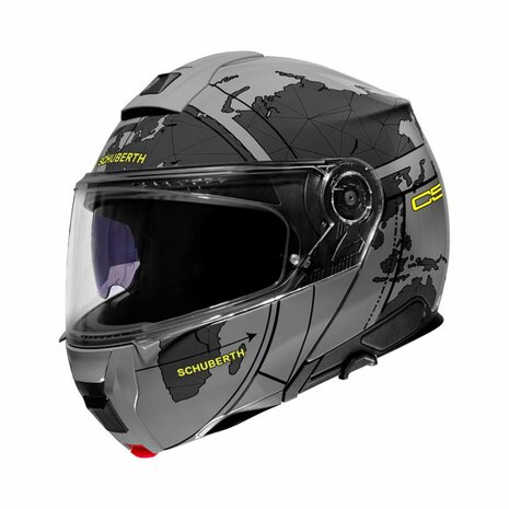 Schuberth C5 Globe Modular Motorcycle Helmet - Black Grey