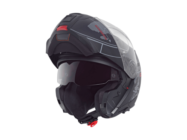 Schuberth C5 Globe Modular Motorcycle Helmet - Matt Grey Black