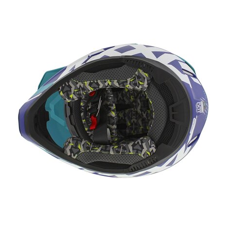 Axxis Wolf Jackal C7 matt blue offroad mx motorcycle helmet