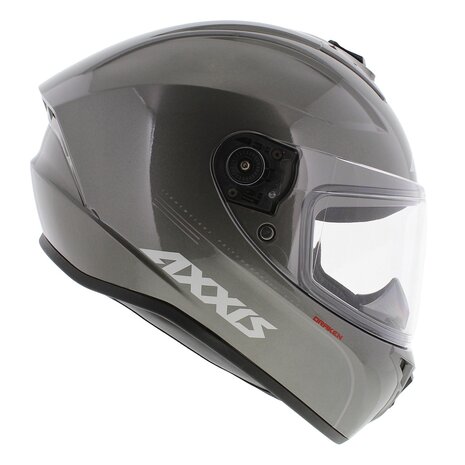 Axxis Draken helmet solid gloss titanium
