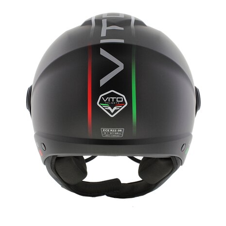 Vito jet helmet Lavori matt black fashion