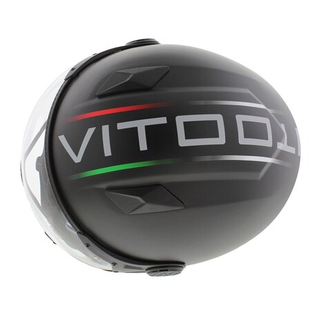 Vito jet helmet Lavori matt black fashion