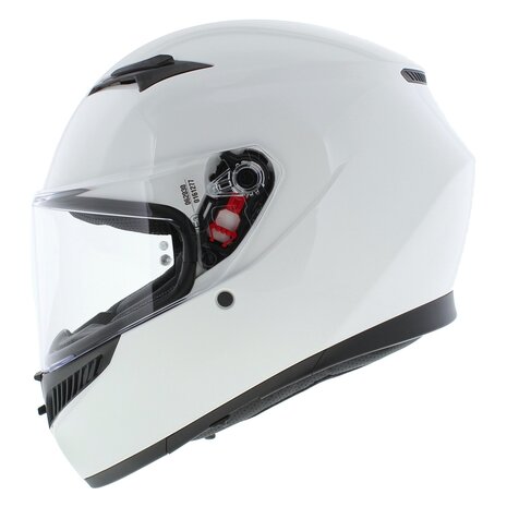 AGV K3 helmet mono solid gloss white