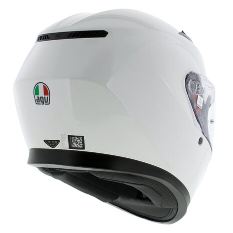 AGV K3 helmet mono solid gloss white