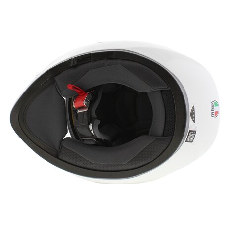 AGV K3 helmet mono solid gloss white