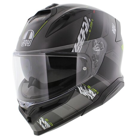 AGV K7 helmet Kyber matt black grey fluo yellow