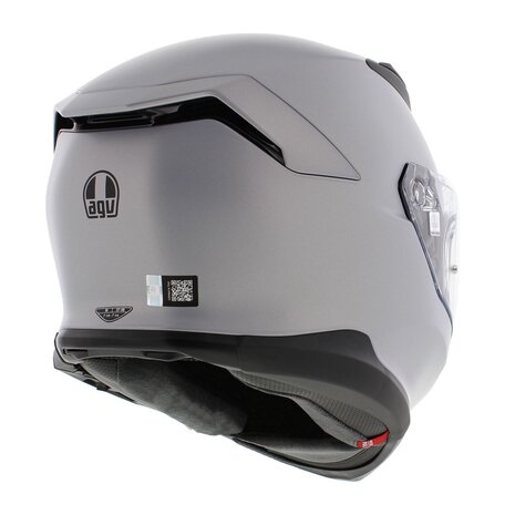 AGV K7 helmet Mono matt prisma silver
