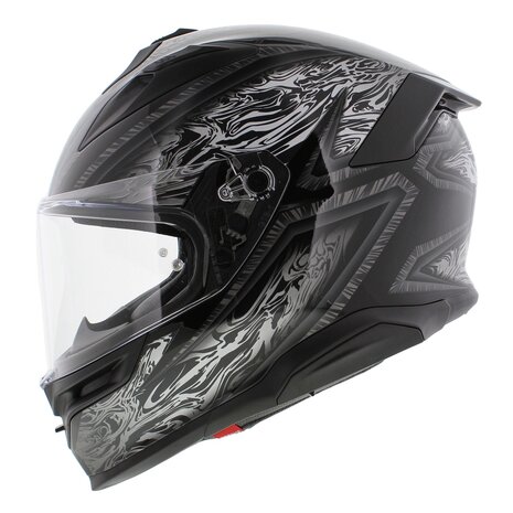 AGV K7 helmet Damascus gloss black silver