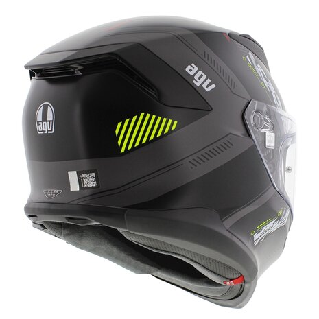 AGV K7 helmet Kyber matt black grey fluo yellow