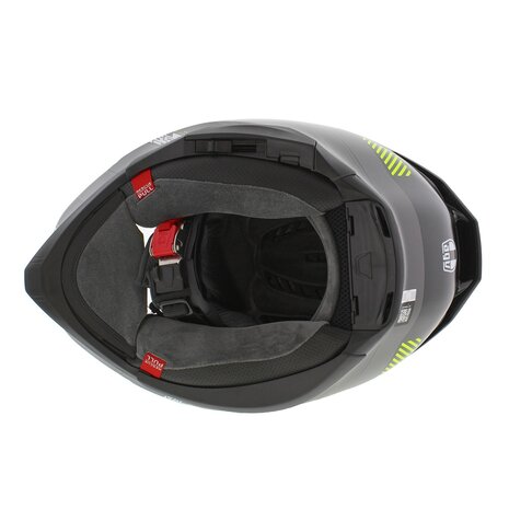 AGV K7 helmet Kyber matt black grey fluo yellow