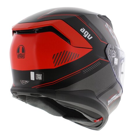 AGV K7 helmet Kyber matt black grey red