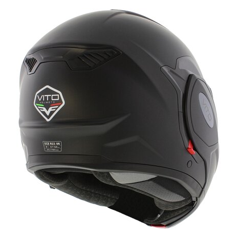 Vito Reverse Modular Motorcycle Helmet - matt black - flip back