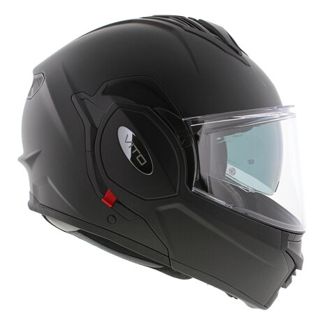 Vito Reverse Modular Motorcycle Helmet - matt black - flip back