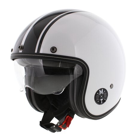 MT Le Mans II SV S Helmet Speed gloss white black