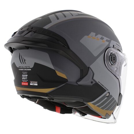 MT Jet Cosmo SV Helmet Cruiser matt black grey