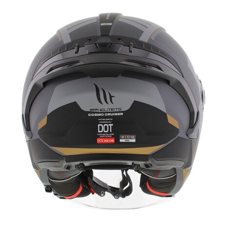 MT Jet Cosmo SV Helmet Cruiser matt black grey
