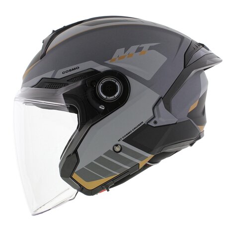 MT Jet Cosmo SV Helmet Cruiser matt black grey