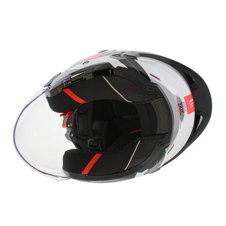 MT Jet Cosmo SV Helmet Silence gloss black white