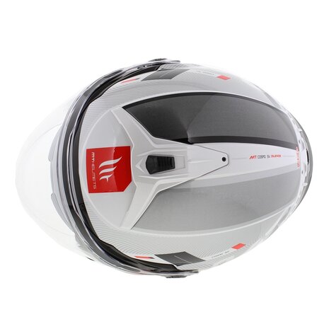 MT Jet Cosmo SV Helmet Silence gloss white grey