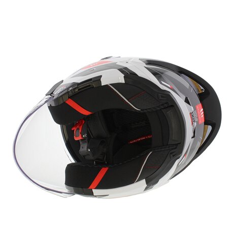 MT Jet Cosmo SV Helmet Silence gloss white grey