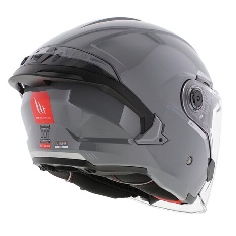 MT Jet Cosmo SV Helmet gloss grey