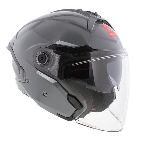 MT Jet Cosmo SV Helmet gloss grey