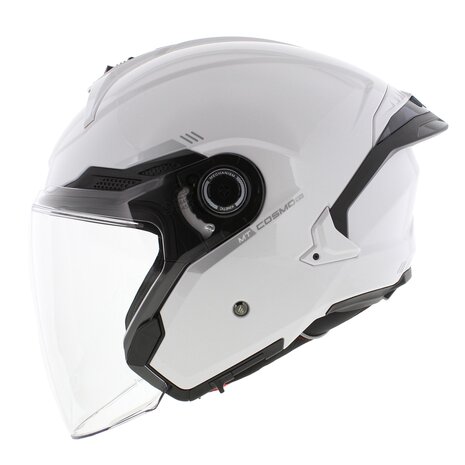MT Jet Cosmo SV Helmet gloss white