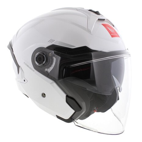 MT Jet Cosmo SV Helmet gloss white