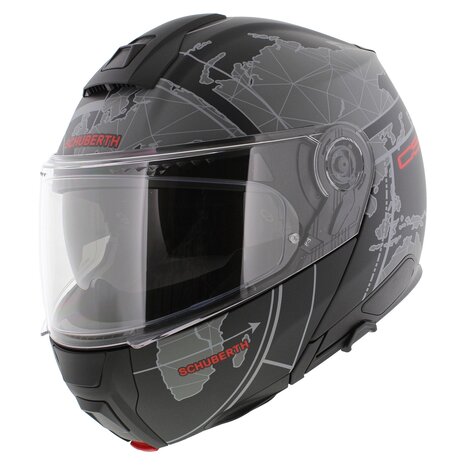 Schuberth C5 Globe Modular Motorcycle Helmet - Matt Black Grey