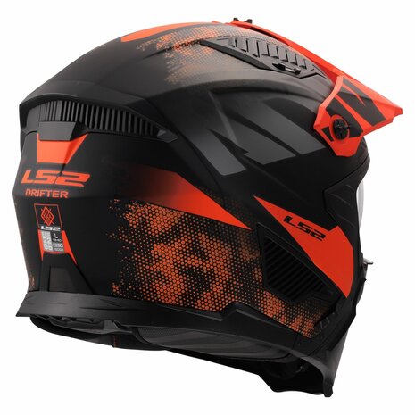 LS2 OF606 Drifter helmet Gas grey orange