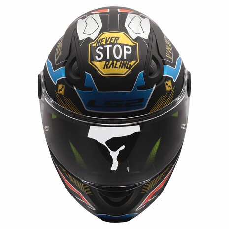 LS2 FF812 Kids junior Zero matt grey red - Children motorcycle racing helmet