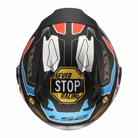 LS2 FF812 Kids junior Zero matt grey red - Children motorcycle racing helmet
