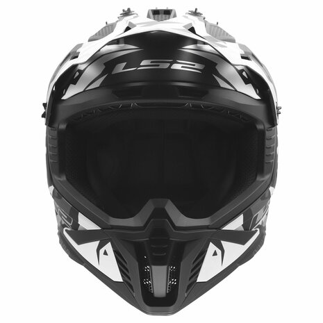 LS2 MX708 Fast II helmet Grotesk matt black grey