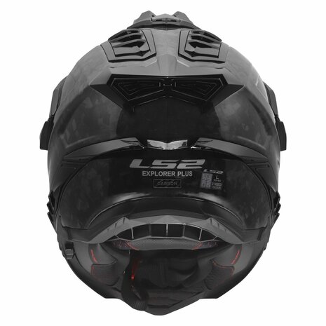 LS2 MX701 C Explorer Forged gloss carbon black - Adventure helmet motorcycle