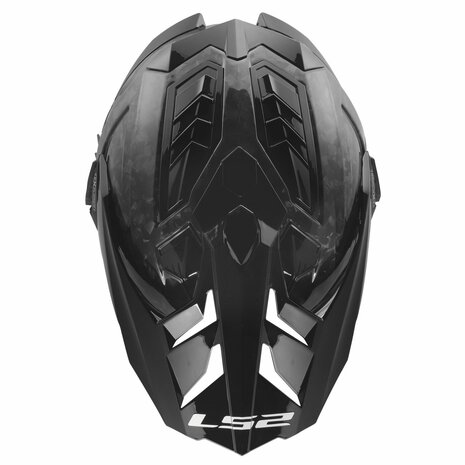 LS2 MX701 C Explorer Forged gloss carbon black - Adventure helmet motorcycle