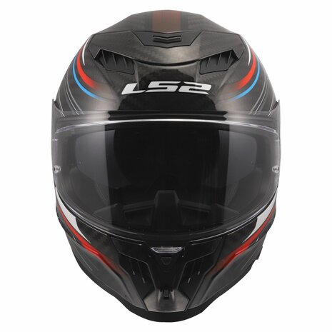 LS2 FF807 Dragon helmet Subic gloss white blue red carbon black