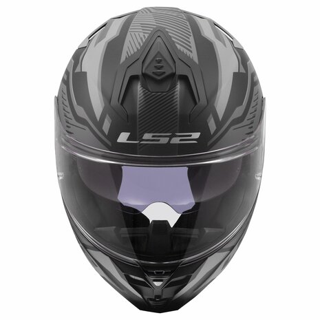 LS2 FF817 Challenger II helmet Dravix matt black grey