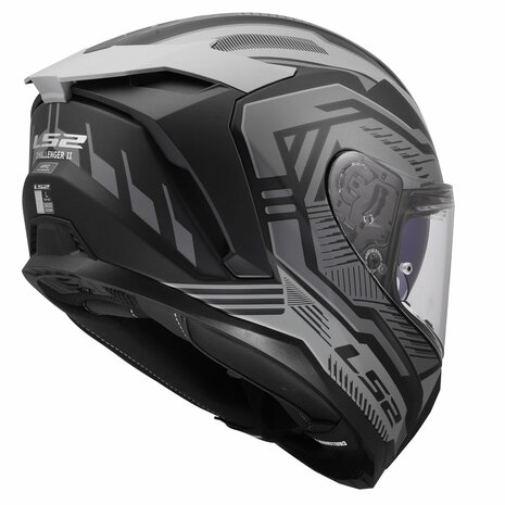 LS2 FF817 Challenger II helmet Dravix matt black grey