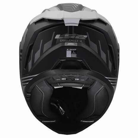 LS2 FF817 Challenger II helmet Dravix matt black grey