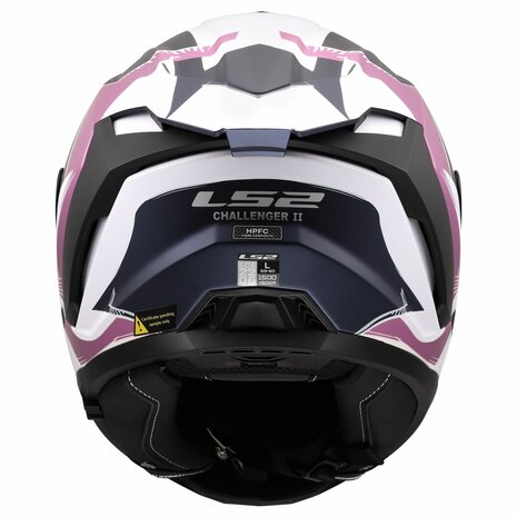LS2 FF817 Challenger II helmet Flaman matt lavander