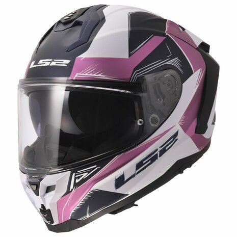 LS2 FF817 Challenger II helmet Flaman matt lavander