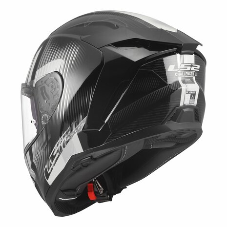 LS2 FF817 Challenger II helmet Nitro gloss black grey